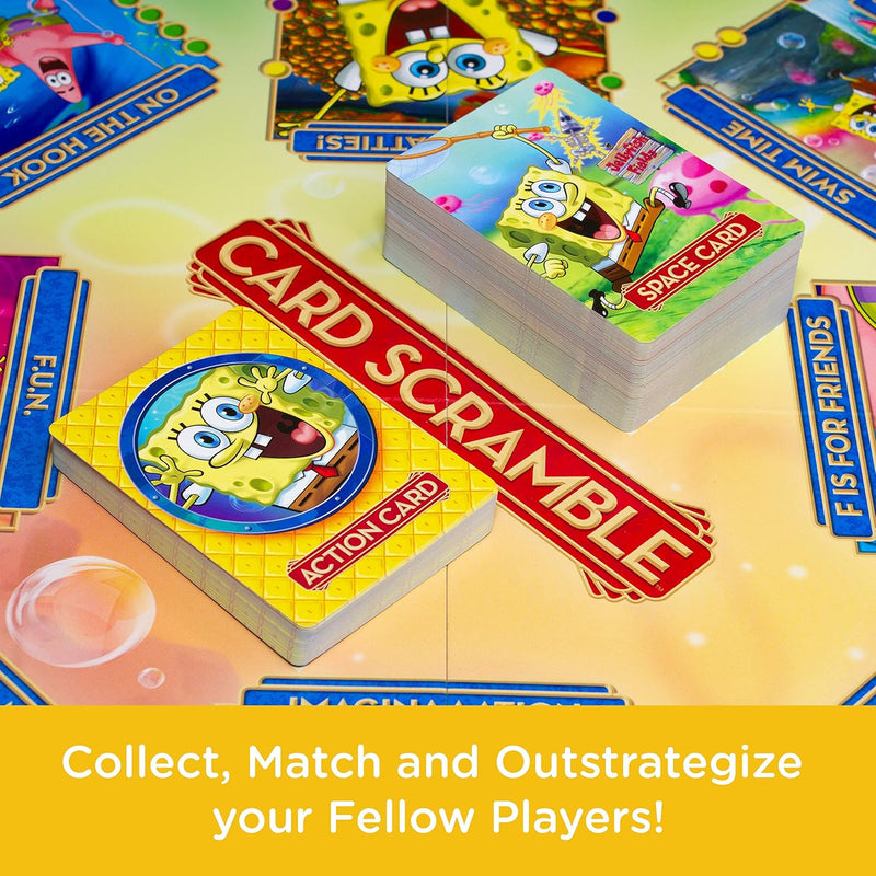 Load image into Gallery viewer, AQUARIUS SpongeBob Card Scramble Board Game - Fun Family Party Game for Kids, Teens &amp; Adults - Entertaining Game Night Gift - Officially Licensed Merchandise
