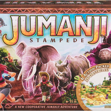 Jumanji Stampede 3D Adventure Cooperative Board Game