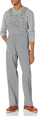 Key Denim Bib Overalls (Hickory Stripe) Size 42x32