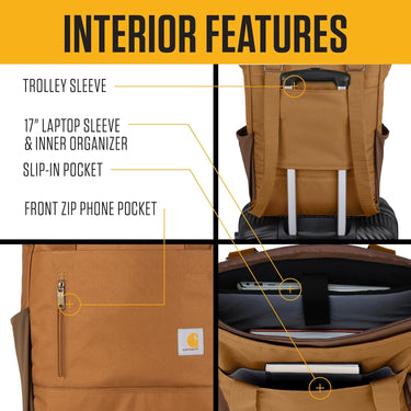 Carhartt Classic Convertible Backpack Tote (Carhartt Brown)