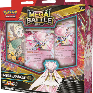 Pokémon Trading Card Game: Mega Battle Deck—Mega Gengar ex/Mega Diancie ex (Assorted. Sold Separately)