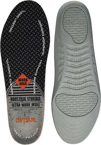 Airplus Ultra Work Memory Plus Shoe Insoles for All Day Comfort and Foot Pain Relief, Trim-to-Fit