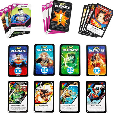 UNO Ultimate DC Card Game With Collectible Foil Cards