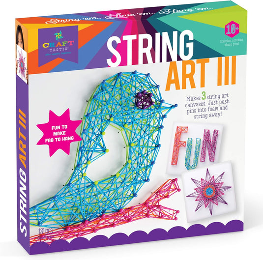 Craft-tastic DIY String Art – Bird Series