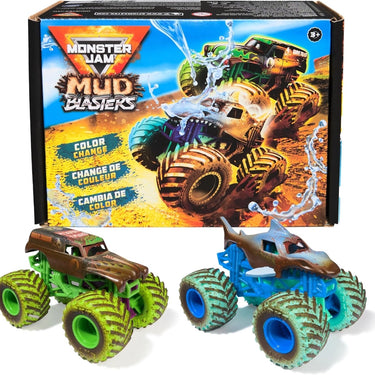 Spin Master Monster Jam Mud Blasters Color Change Monster Jam Truck (Assorted. Sold Separately)