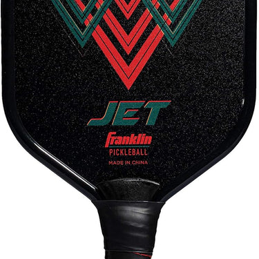 Franklin Sports Pickleball Paddle - Titus + Jet Aluminum Plated Pickleball Paddles - USA Pickleball (USAPA) Approved Paddle - 8mm Thick Core Red