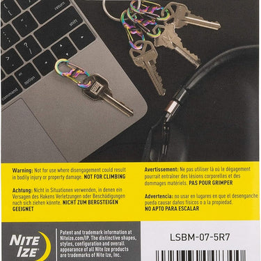Nite Ize S-Biner MicroLock Stainless Steel 5-Pack (Spectrum)