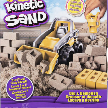 Dig & Demolish Playset with 1lb Play Sand & Toy Truck
