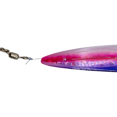 Apex Lures 4.0" Trolling Lure (Purple/Pearl/Red Stripe)