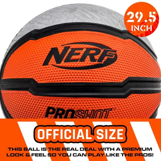Franklin Sports Nerf ProShot Basketball - Official Size