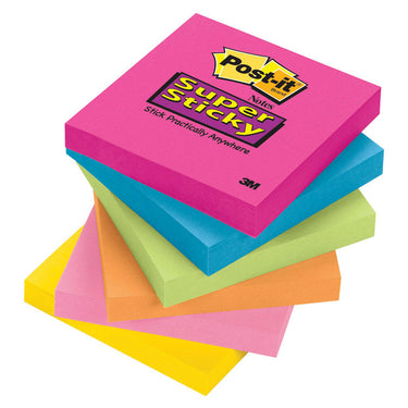 Post-it 3 in. W X 3 in. L Assorted Sticky Notes 1 pad