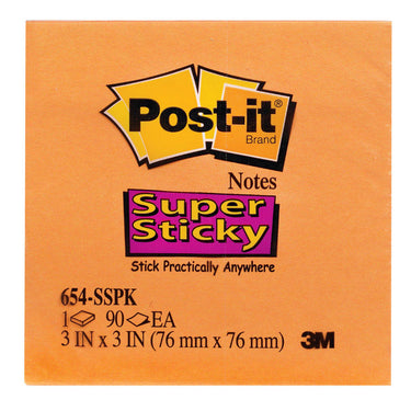 Post-it 3 in. W X 3 in. L Assorted Sticky Notes 1 pad