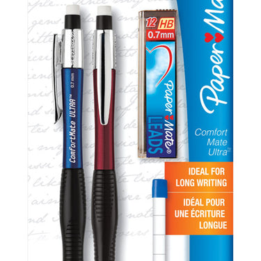 Paper Mate Comfort Mate Ultra #2HB 0.7 mm Mechanical Pencil 2 pk
