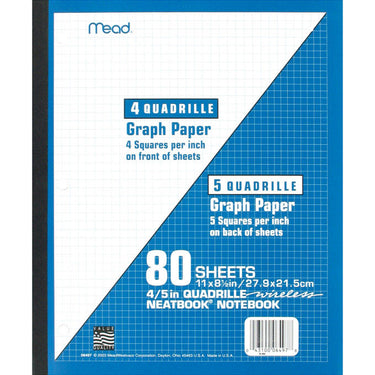 Mead 8-1/2 in. W X 11 in. L Perfect Bound White Notebook