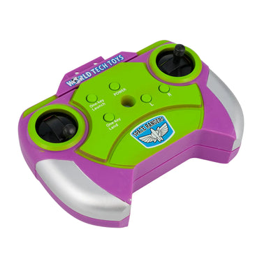 Green and purple Buzz Lightyear 2-channel IR remote control