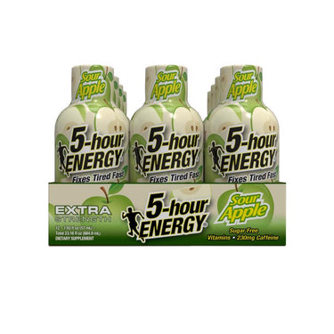 5 Hour Energy Energy Drink Sour Apple Bottle 2 oz.