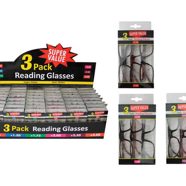 Diamond Visions Reading Glasses 3 pk