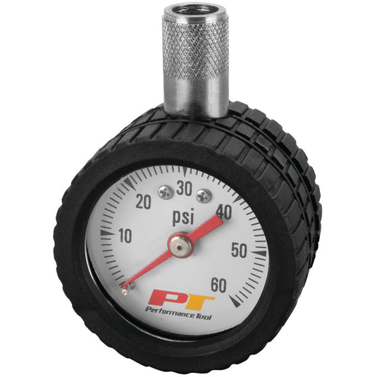 Performance Tool Mini Dial Tire Pressure Gauge