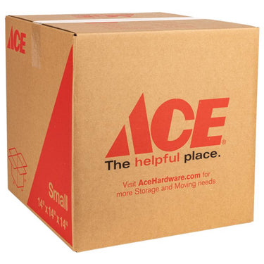 Ace 14 in. H X 14 in. W X 14 in. L Cardboard Corrugated Box 1 pk