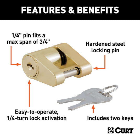 Curt Coupler Lock 2"