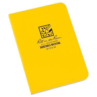 Rite in the Rain 3-1/2 in. W X 5 in. L Perfect Bound Yellow Memo Book