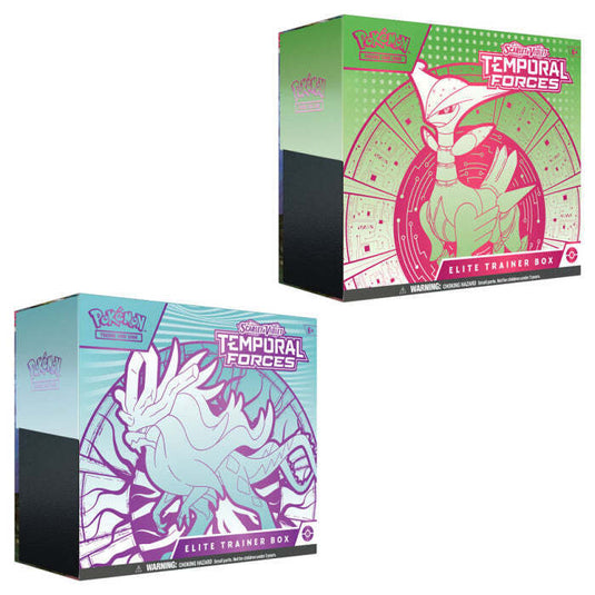 Official Pokémon Scarlet and Violet 5 Temporal Forces - Elite Trainer Box