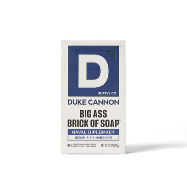 Duke Cannon Naval Diplomacy Ocean Air + Mandarin Scent Bar Soap 10 oz 1 pk