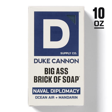 Duke Cannon Naval Diplomacy Ocean Air + Mandarin Scent Bar Soap 10 oz 1 pk