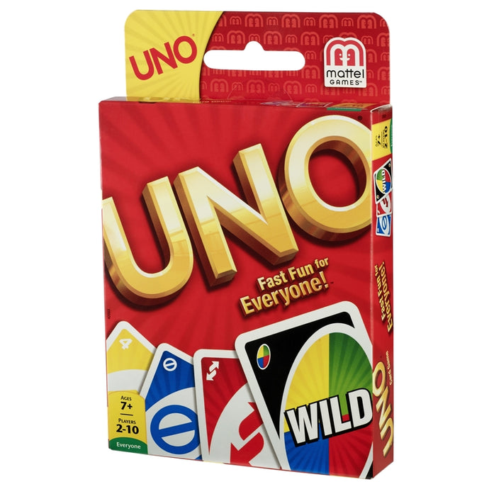 UNO Card Game Plastic Multicolored