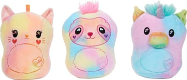 Barbie Tie-Dye Reveal Plush Toy, 7-Inch Stuffed Animal With Diy Washable Fabric Craft
