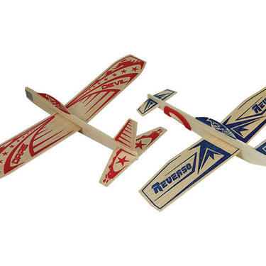 Guillow's Super Hero Glider Plane Natural 2 pc