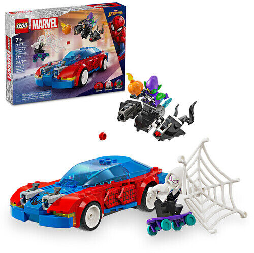 Load image into Gallery viewer, LEGO® Super Heroes Marvel Spider-Man Race Car &amp; Venom Green Goblin 277pc
