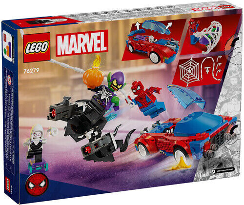 Load image into Gallery viewer, LEGO® Super Heroes Marvel Spider-Man Race Car &amp; Venom Green Goblin 277pc
