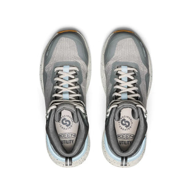Keen Women's Synchro Waterproof Work Boot (Carbon Toe) Steel Grey/Gum 10M