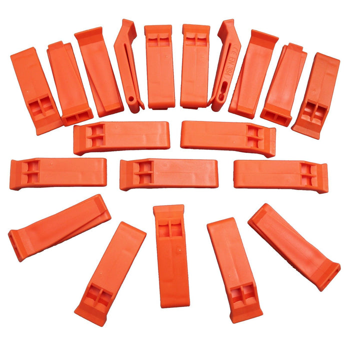 Plastic Floating Orange Whistle for Boats Raft Marine Emergency 1piece