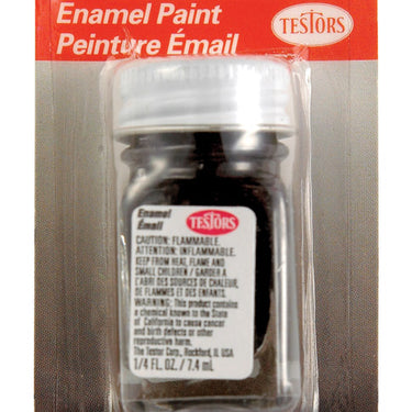 Testors Flat Black Hobby Paint 0.25 oz