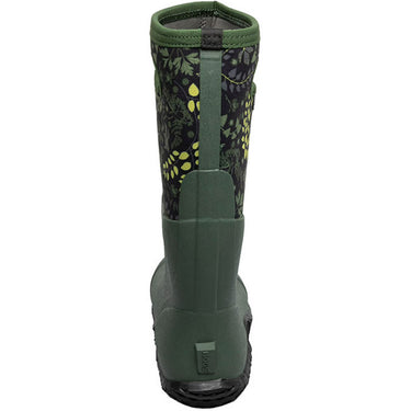 Bogs Women's Mesa English Botanical Rubber Boot (Green) Size 9M