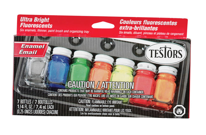 Testors Gloss Assorted Paint Kit 0.25 oz