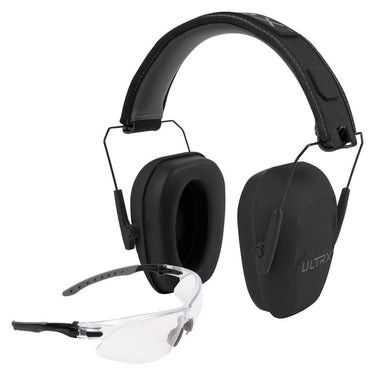 ULTRX Shield Ear & Eye Protection Combo (Midnight Grey)