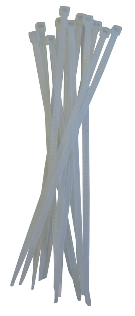 Load image into Gallery viewer, CABLE TIES 100PC 3/16X10&quot; WHITE
