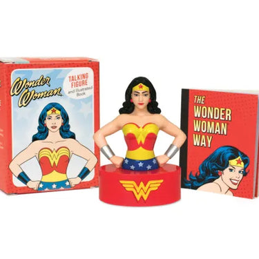 Wonder Woman Talking Figure and Illustrated Book
