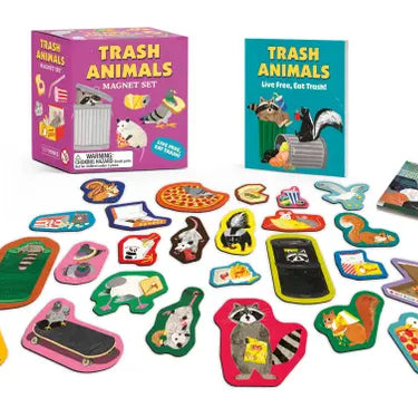 Trash Animals Magnet Set