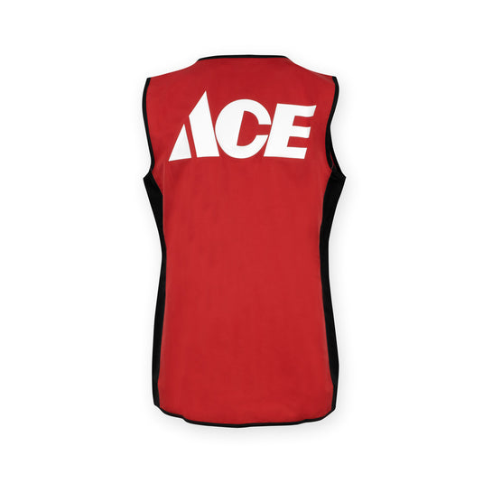 Artcraft No Snag Sizes Men's Sleeveless V-Neck Red Vest - 3XL