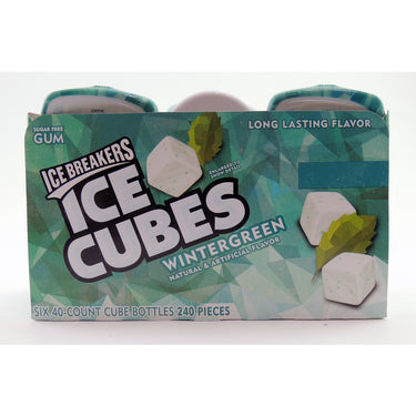 Ice Breakers Ice Cubes Sugar Free Wintergreen Chewing Gum 1 pk 40 pc