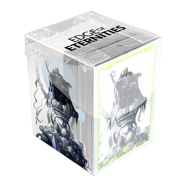 Ultra PRO - Edge of Eternities Tezzeret, Cruel Captain 100ct Deck Protector Sleeves in Clear Box for Magic: The Gathering