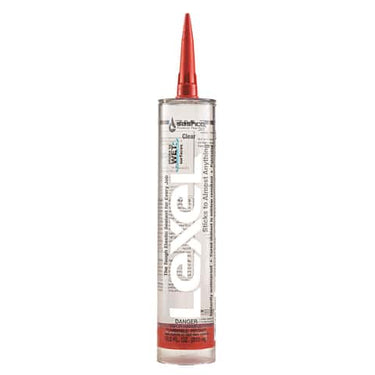 Sashco Lexel Clear Synthetic Rubber All Purpose Caulk 10.5 oz