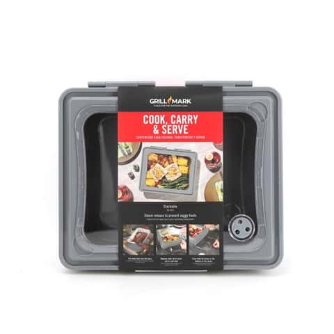 Grill Mark Gray Food To Go Container