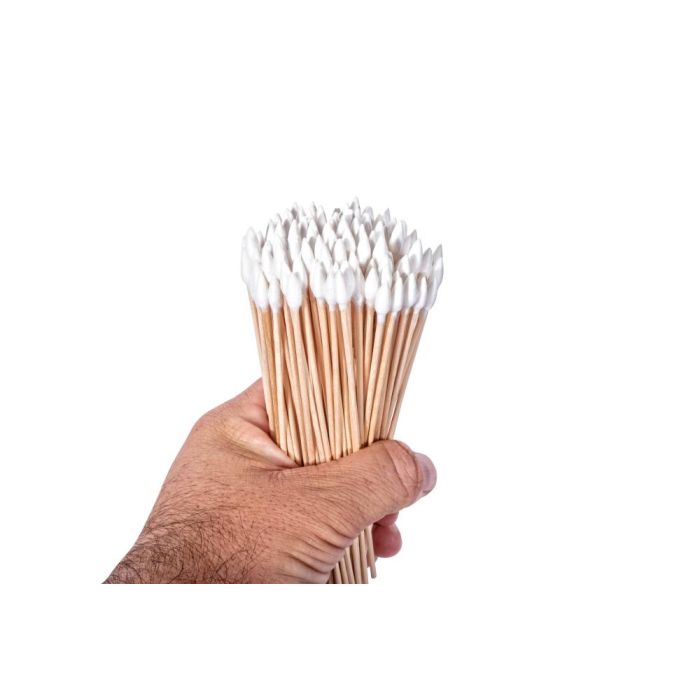 Load image into Gallery viewer, Breakthrough Clean Technologies Cotton Swabs 5&quot; (200 Pack)
