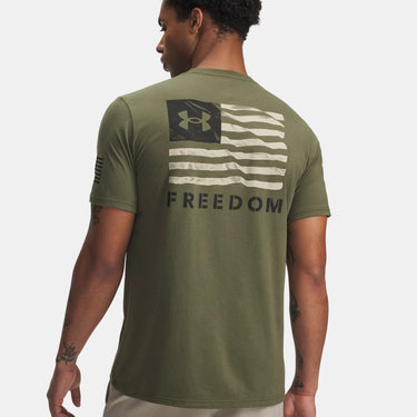 Under Armour Freedom Banner Men's T-Shirt (Marine OD Green) Size XL