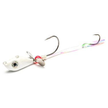 Mustad Fishing Addicted Walleye Death Spinner 1oz (Pearl)